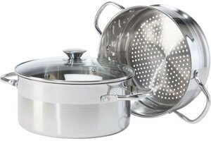 Stainless Steel Steamer Set