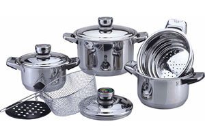 Stainless Steel Wide Edge Cookware